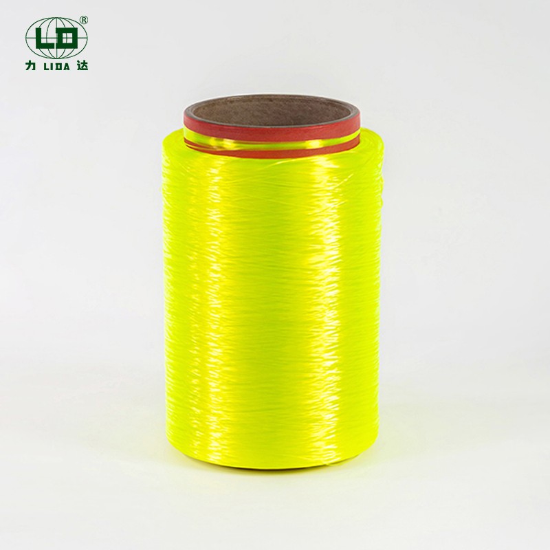Ano ang pangunahing paggamit ng mataas na lakas at mababang pag-urong ng polyester filament